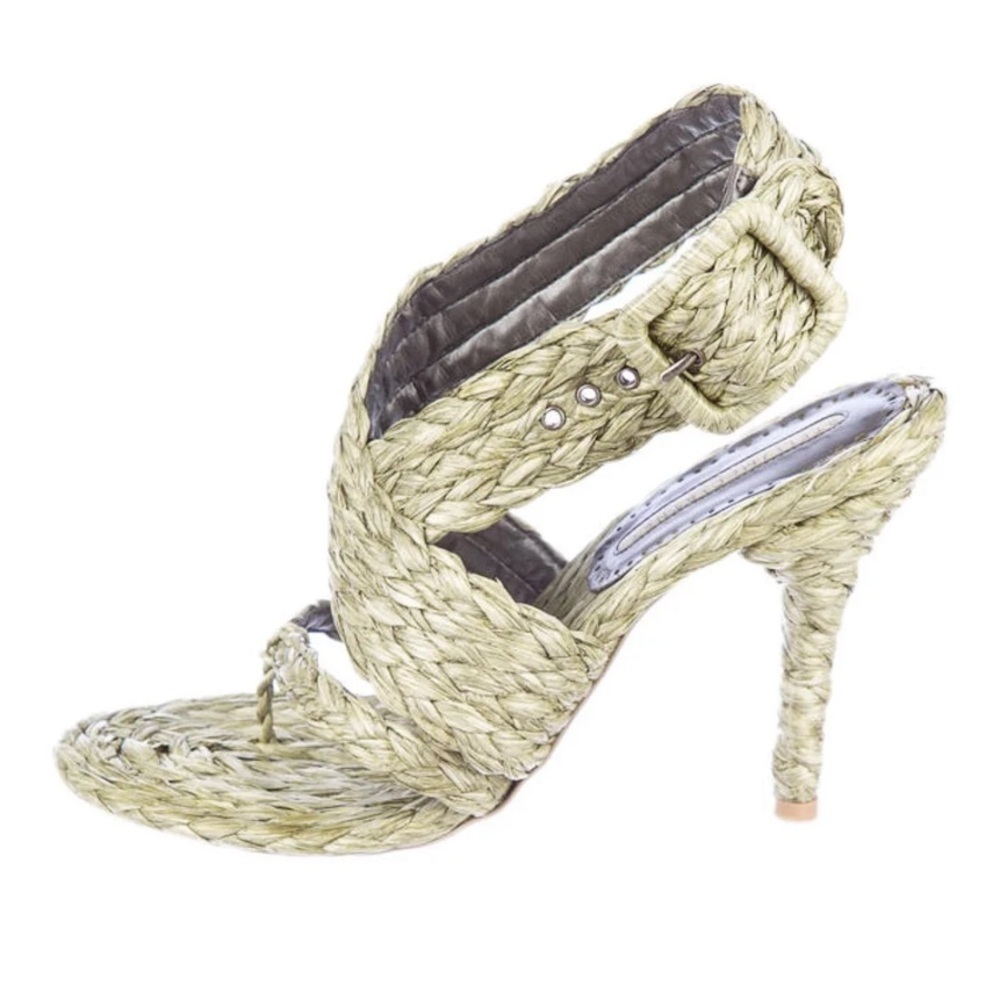 Stella McCartney Raffia heel Sandals size 40